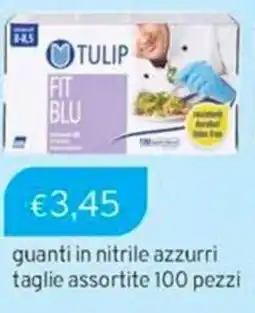 Sirene Blu TULIP guanti in nitrile azzurri offerta