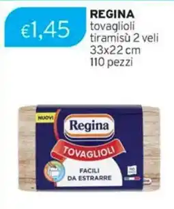 Sirene Blu REGINA tovaglioli tiramisù 2 veli offerta