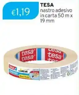 Sirene Blu TESA nastro adesivo in carta 50 m x 19 mm offerta