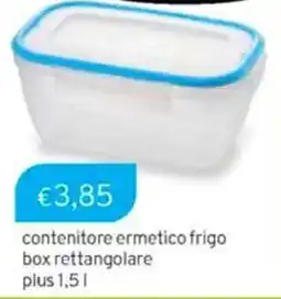 Sirene Blu GIO STYLE contenitore ermetico frigo box rettangolare plus offerta