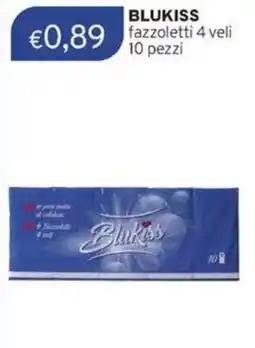 Sirene Blu BLUKISS fazzoletti 4 veli 10 pezzi offerta