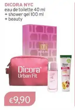 Sirene Blu DICORA NYC eau de toilette + shower gel + beauty offerta