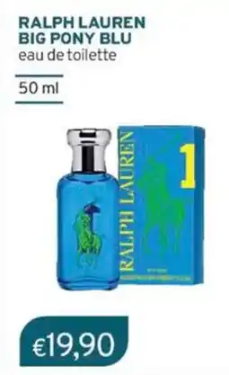 Sirene Blu RALPH LAUREN BIG PONY BLU eau de toilette offerta