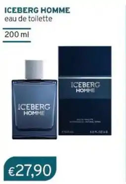 Sirene Blu ICEBERG HOMME eau de toilette offerta