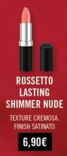 Sirene Blu Rimmel rossetto lasting shimmer nude offerta