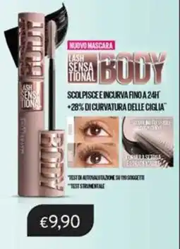 Sirene Blu Maybelline lash sensational body offerta