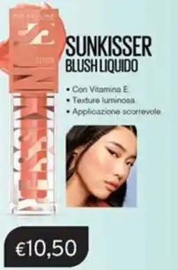 Sirene Blu Maybelline sunkisser blush liquido offerta