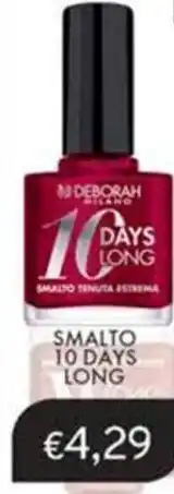 Sirene Blu Deborah smalto 10 days long offerta
