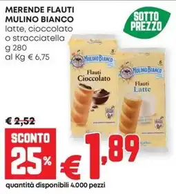 Pam Merende flauti MULINO BIANCO offerta