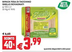 Pam Bipack fesa di tacchino snello ROVAGNATI offerta