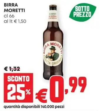 Pam Birra MORETTI offerta