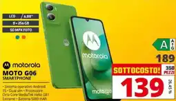 Comet motorola MOTO G06 SMARTPHONE offerta