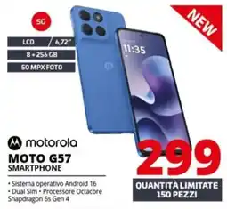 Comet motorola MOTO G57 SMARTPHONE offerta