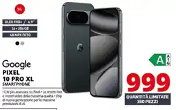Comet Google PIXEL 10 PRO XL SMARTPHONE offerta