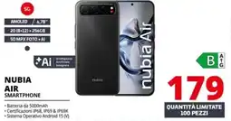 Comet Nubia air smartphone offerta