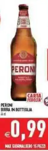 Iperfamily Peroni birra in bottiglia offerta