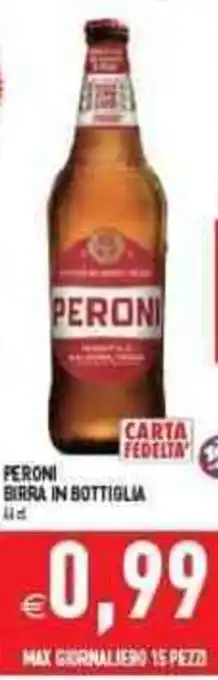 Iperfamily Peroni birra in bottiglia offerta