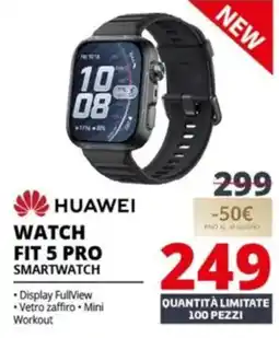 Comet HUAWEI WATCH FIT 5 PRO SMARTWATCH offerta