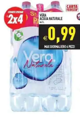 Iperfamily Vera acqua naturale offerta