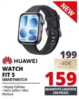 Comet HUAWEI WATCH FIT 5 SMARTWATCH offerta