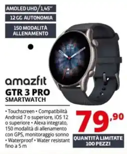 Comet amazfit GTR 3 PRO SMARTWATCH offerta