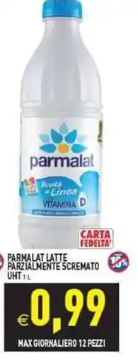 Iperfamily Parmalat latte parzialmente scremato uhtl offerta