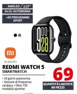 Comet xiaomi REDMI WATCH 5 SMARTWATCH offerta