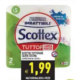 Iperfamily Scottex tuttofare carta cucina offerta