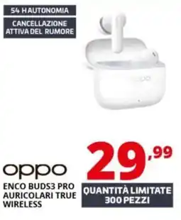 Comet ENCO BUDS3 PRO AURICOLARI TRUE WIRELESS offerta