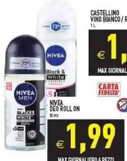 Iperfamily Nivea deo roll on offerta
