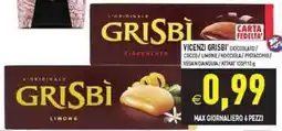 Iperfamily Vicenzi grisbi coccolato/ cocco/limone/nocciola/pistacchio offerta