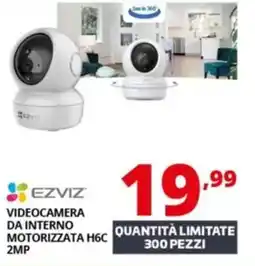 Comet EZVIZ VIDEOCAMERA DA INTERNO MOTORIZZATA H6C 2MP offerta