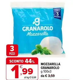 Iperal Mozzarella GRANAROLO offerta