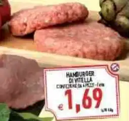 Iperfamily Hamburger di vitella offerta