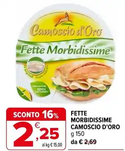 Iperal Fette morbidissime CAMOSCIO D'ORO offerta