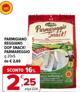 Iperal Parmigiano reggiano dop snack! parmareggio offerta