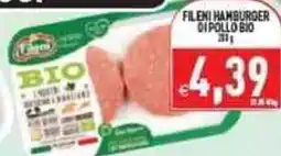 Iperfamily Fileni hamburger di pollo bio offerta