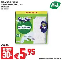 Pam Ricambio panni catturapolvere dry SWIFFER offerta