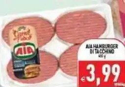 Iperfamily Aia hamburger di tacchino offerta