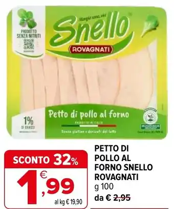 Iperal Petto di pollo al forno snello ROVAGNATI offerta