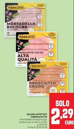 Pam Salumi affettati PARMACOTTO offerta