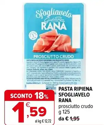 Iperal Pasta ripiena sfogliavelo RANA offerta