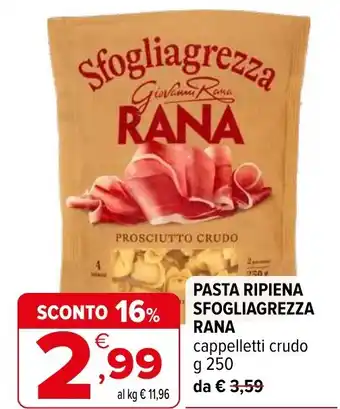 Iperal Pasta ripiena sfogliagrezza RANA offerta