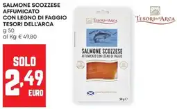 Pam Salmone scozzese affumicato con legno di faggio TESORI DELL'ARCA offerta