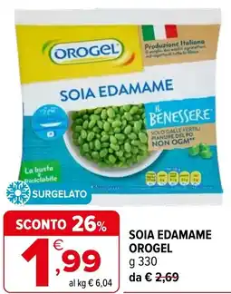 Iperal Soia edamame OROGEL offerta