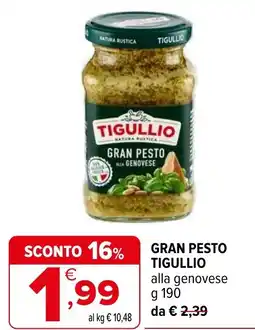 Iperal Gran pesto TIGULLIO offerta