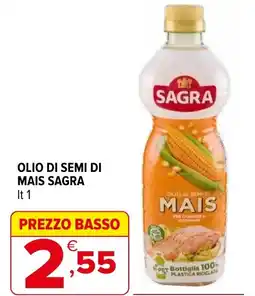 Iperal Olio di semi di mais SAGRA offerta