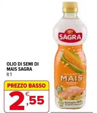 Iperal Olio di semi di mais SAGRA offerta
