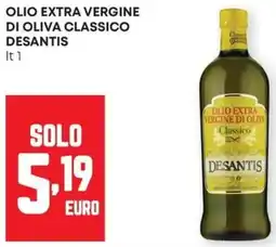 Pam Olio extra vergine di oliva classico DESANTIS offerta