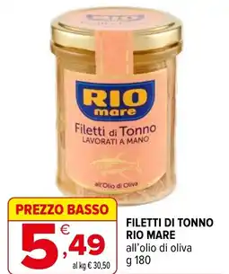 Iperal Filetti di tonno RIO MARE offerta